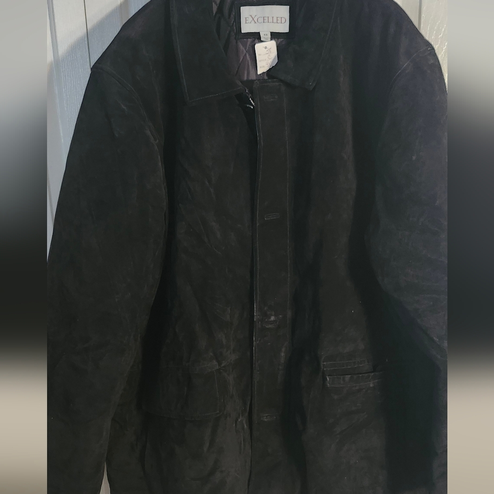 Men's Black Suede Jacket